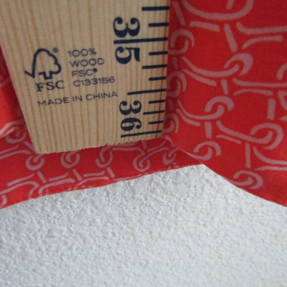 Anthropologie Maeve Printed Shirt Dress Medium Orange Boho Lightweight Feminine - Picture 12 of 14